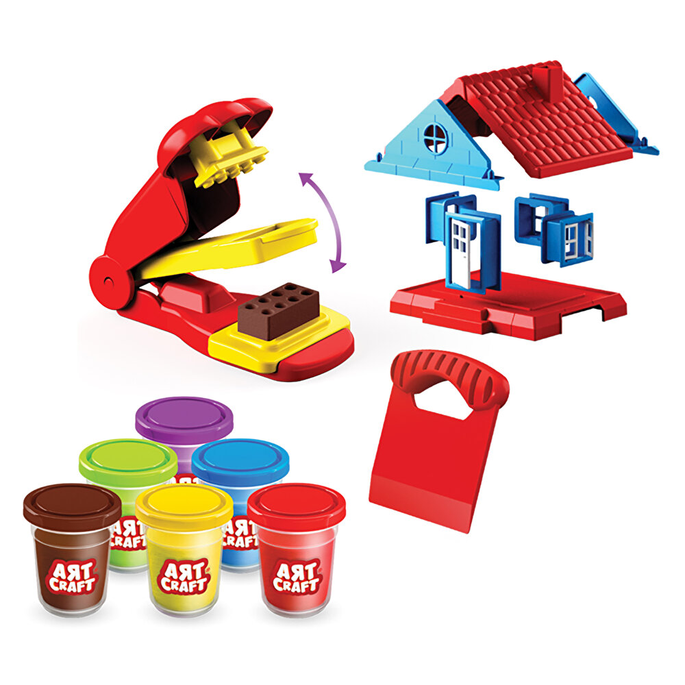 Dede Art Craft Hamur Ev Bebek Oyun Hamuru Seti +3 Yaş