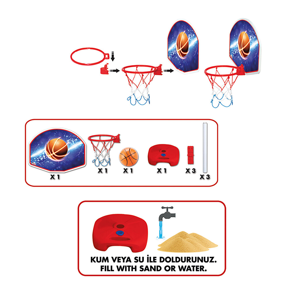 Dede Ayaklı Basketbol Seti