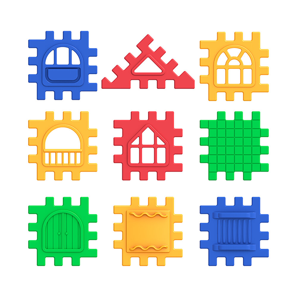 Dede Puzzle City 64 Parça