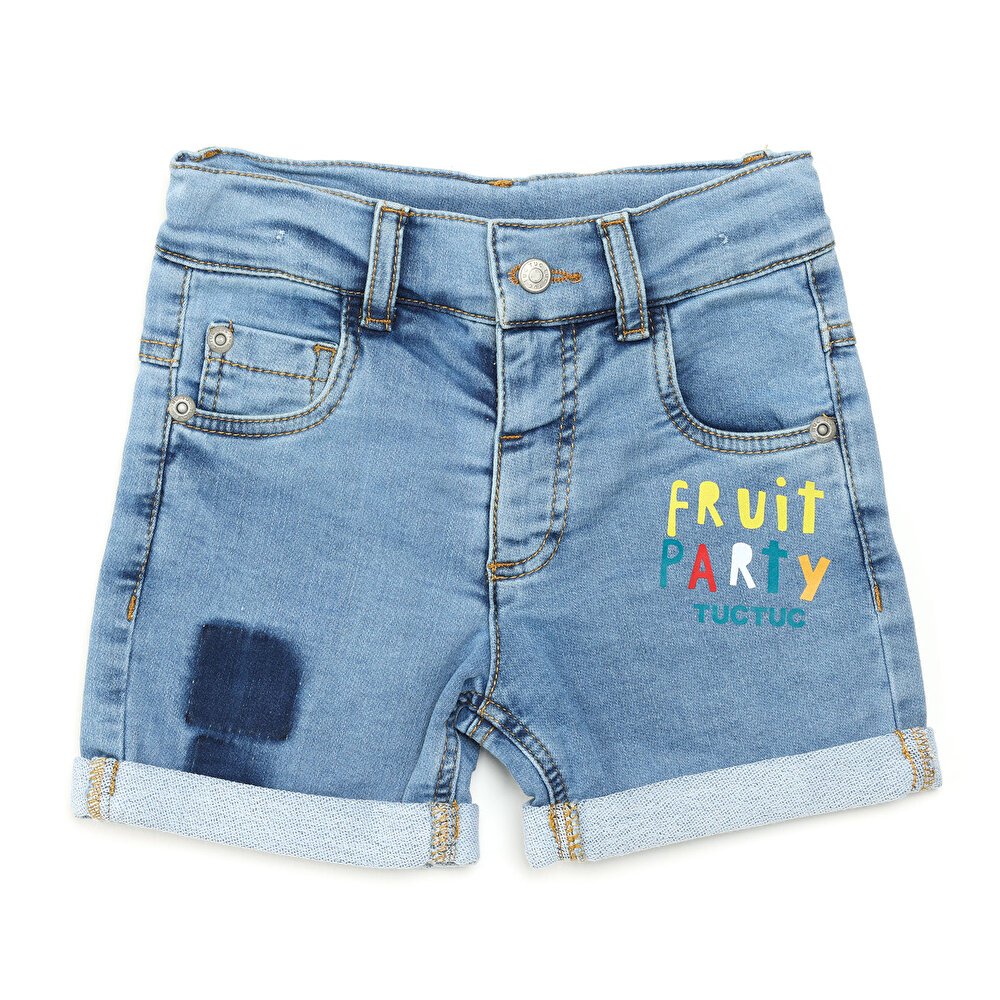 Denim Şort Erkek Bebek