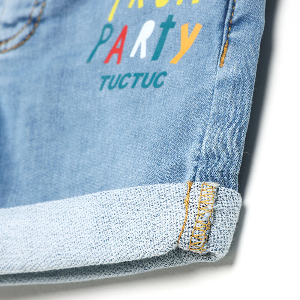 Denim Şort Erkek Bebek