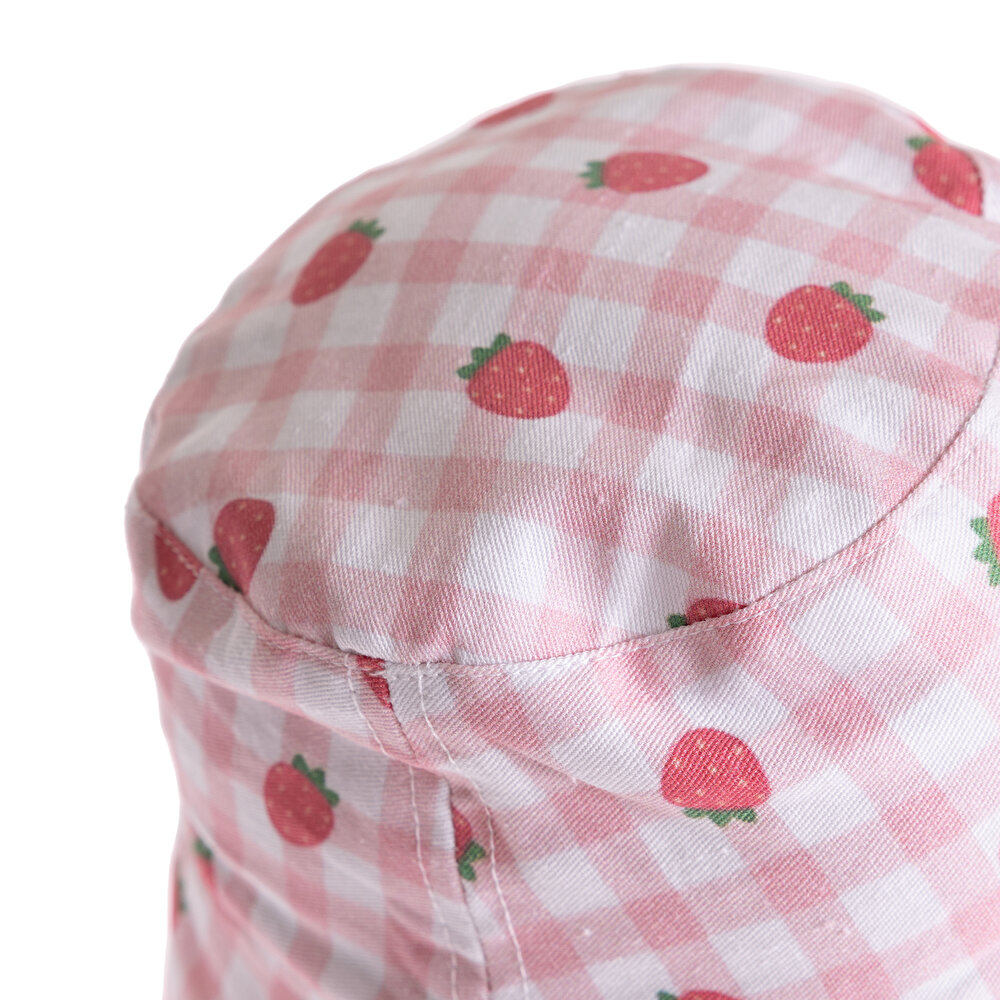 Desenli Bucket Kız Şapka Kız Bebek