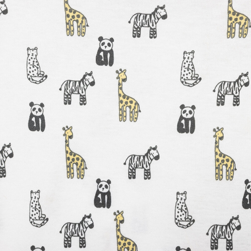 Desenli Kısa Kol Body Unisex