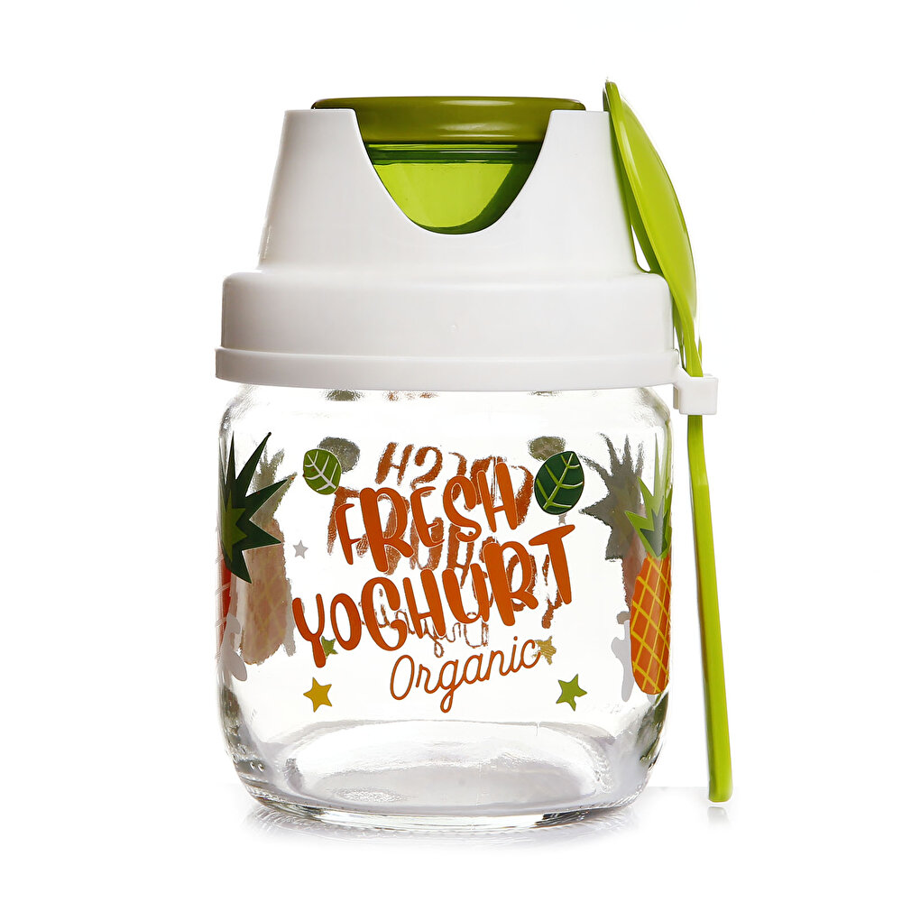  Desenli Meyve-Salata-Yoğurt Bebek Saklama Kavanozu 425 ml