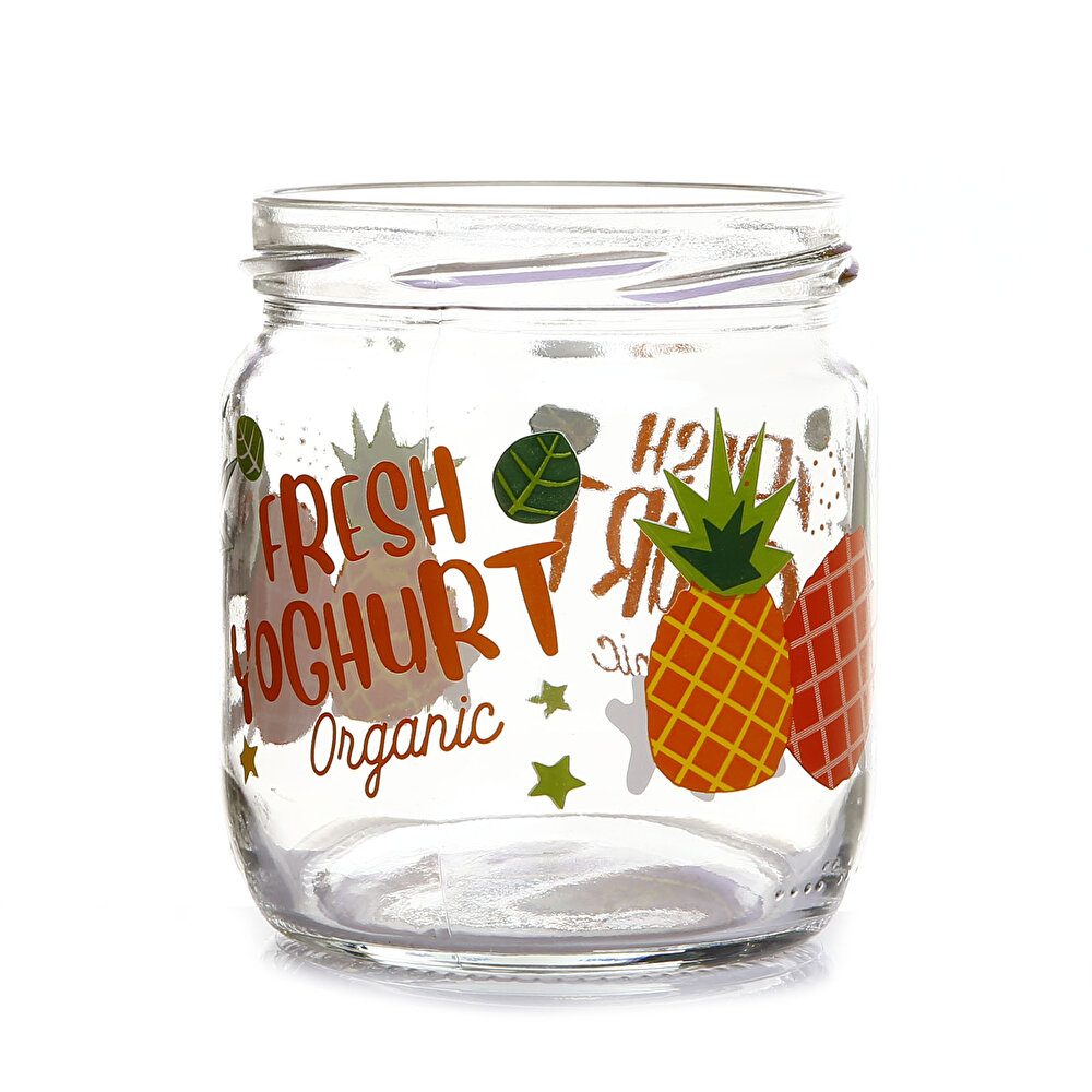 Desenli Meyve-Salata-Yoğurt Bebek Saklama Kavanozu 425 ml