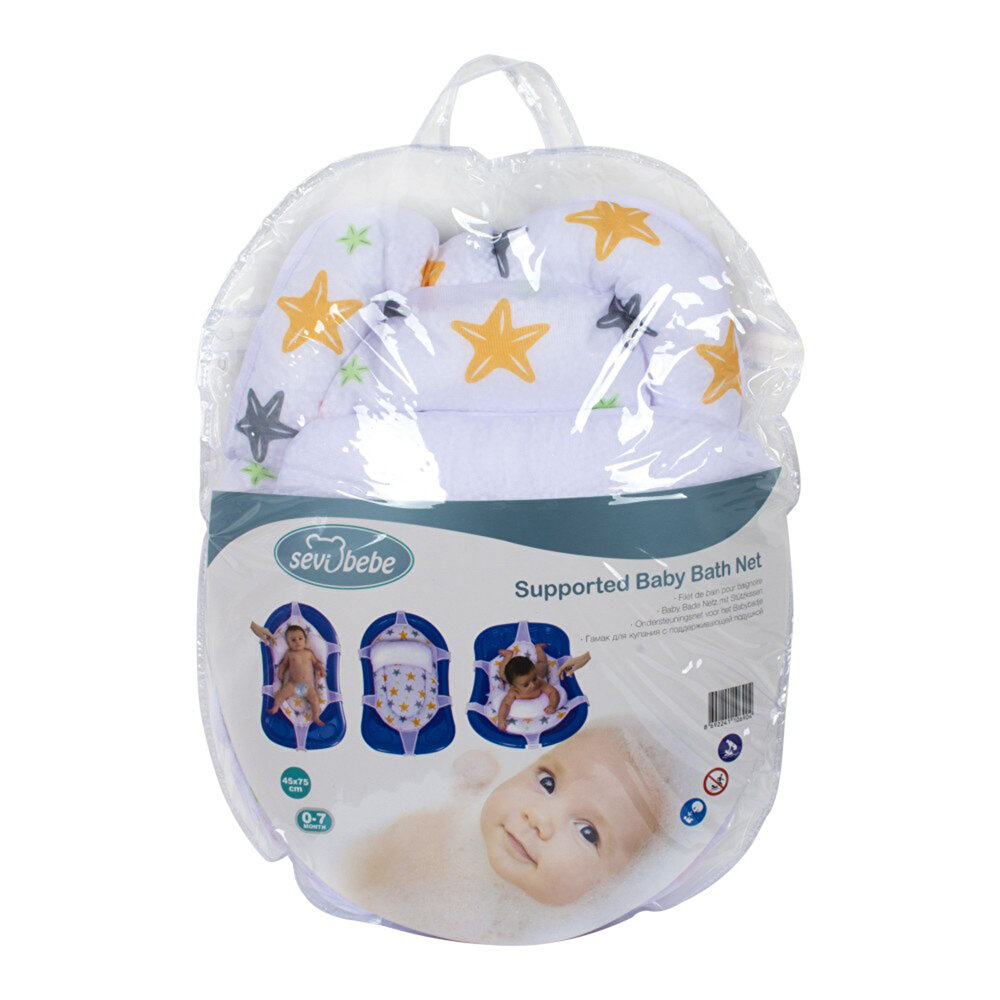 Destekli Bebek Banyo Filesi