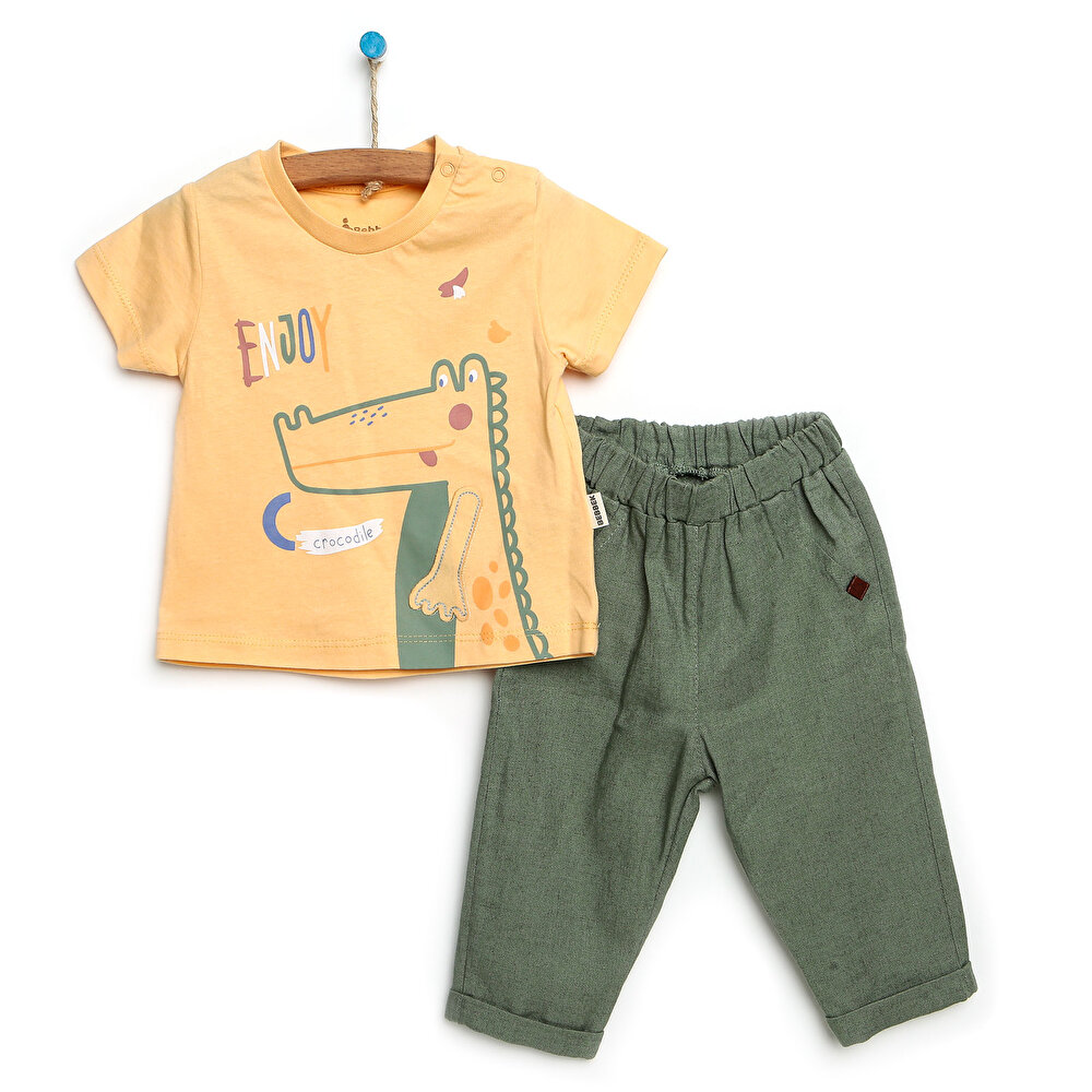 Dino Party Tshirt - Pantolon Erkek Bebek