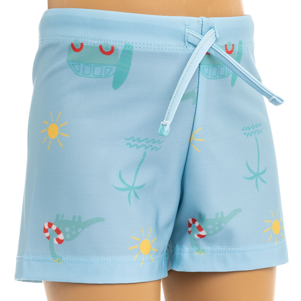 Dinozor Desenli Erkek Boxer Mayo Erkek Bebek