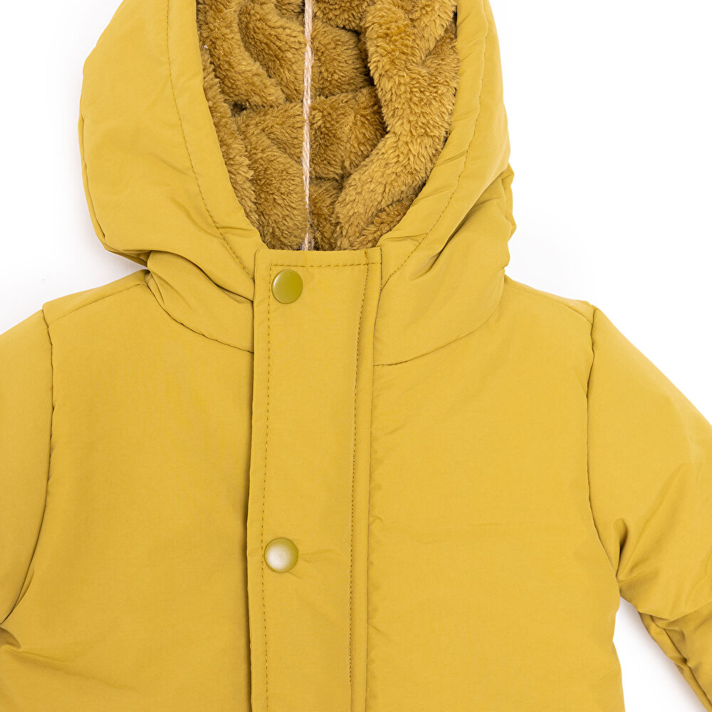 Dinozor Şapkalı Mont Erkek Bebek