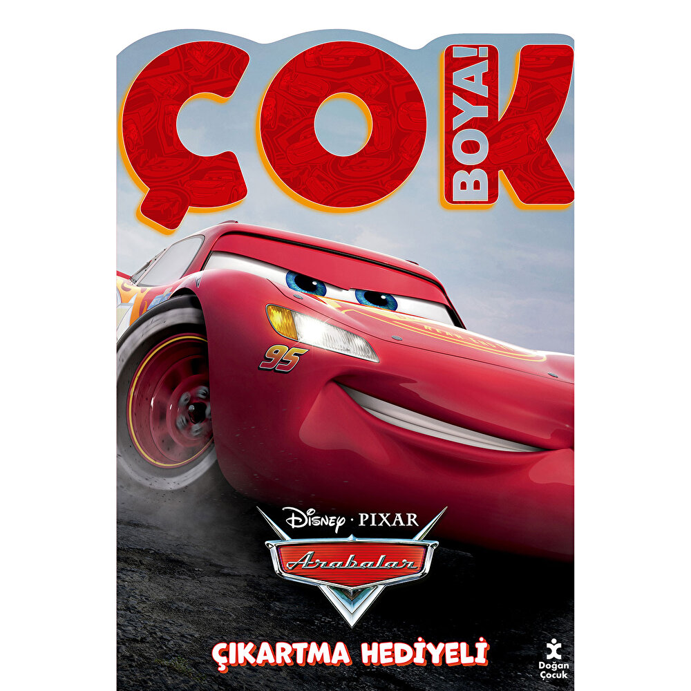 DISNEY ARABALAR ÇOK BOYA ÇIKARTMALI DEV