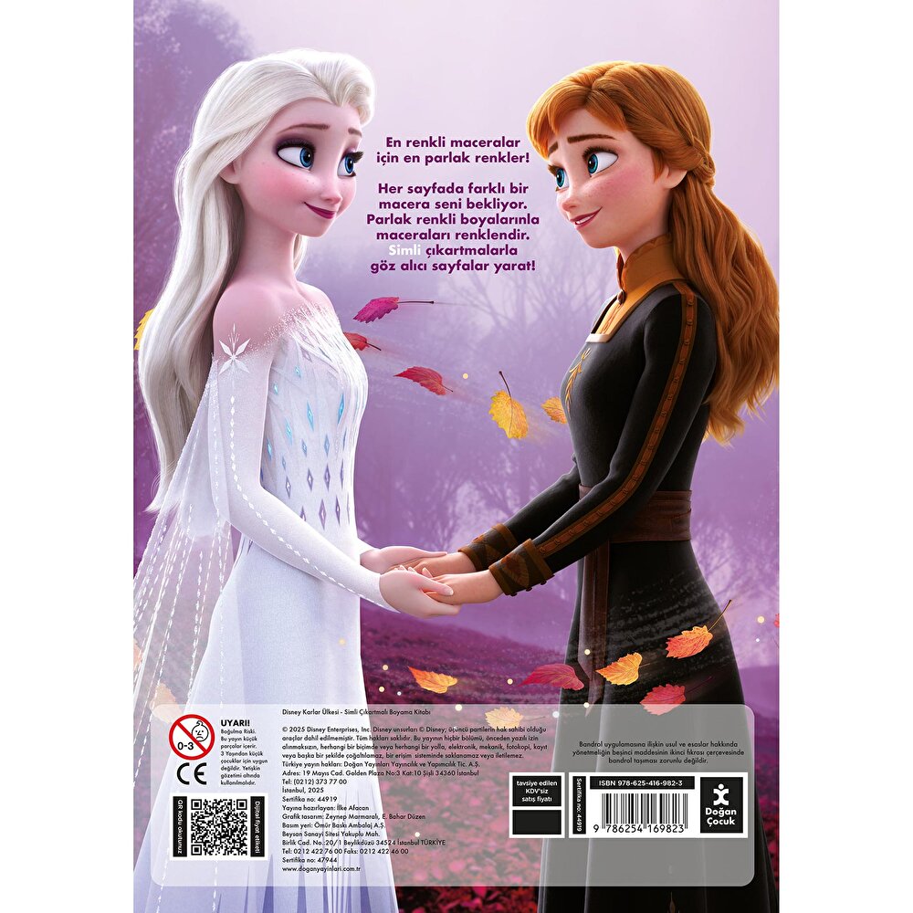 Disney Karlar Ülkesi 2 Simli Çıkartmalı Kitap
