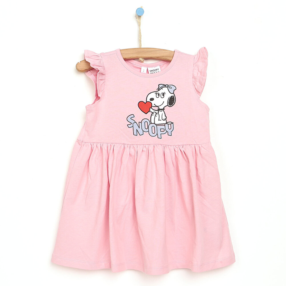 Lisans Snoopy Kız Elbise