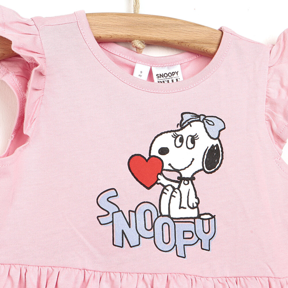 Lisans Snoopy Kız Elbise
