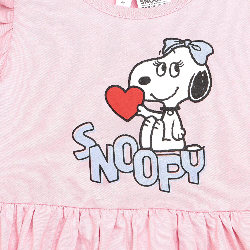 Lisans Snoopy Kız Elbise