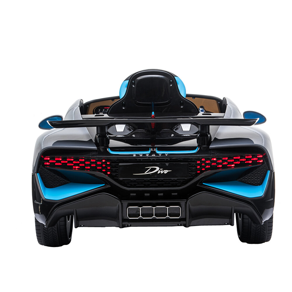 baby toys Bugatti Divo 12 V Akülü Araba Uzaktan Kumandalı 4*2 Gri
