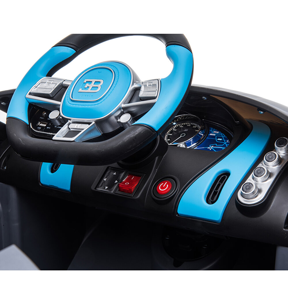 baby toys Bugatti Divo 12 V Akülü Araba Uzaktan Kumandalı 4*2 Gri