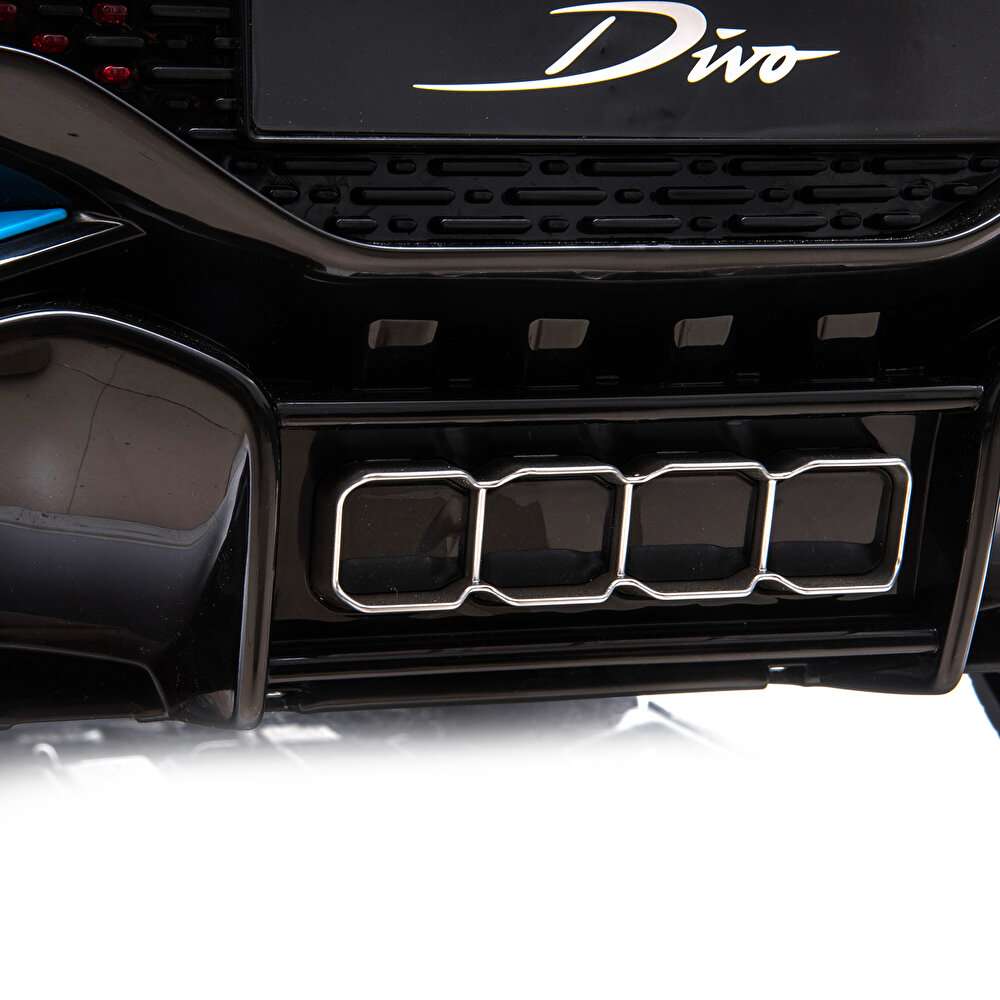 baby toys Bugatti Divo 12 V Akülü Araba Uzaktan Kumandalı 4*2 Gri