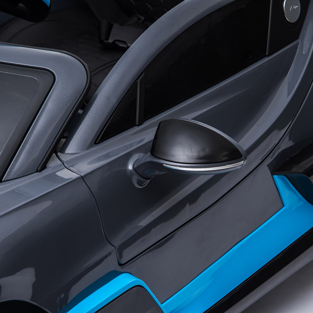 baby toys Bugatti Divo 12 V Akülü Araba Uzaktan Kumandalı 4*2 Gri
