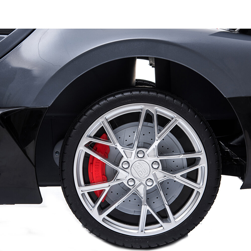 baby toys Bugatti Divo 12 V Akülü Araba Uzaktan Kumandalı 4*2 Gri
