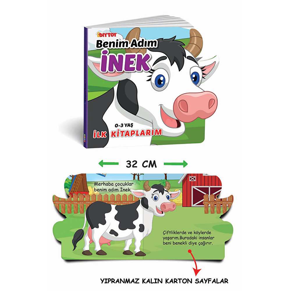 Ben Kimim Hayvanlar 6lı Bebek Kitap Seti