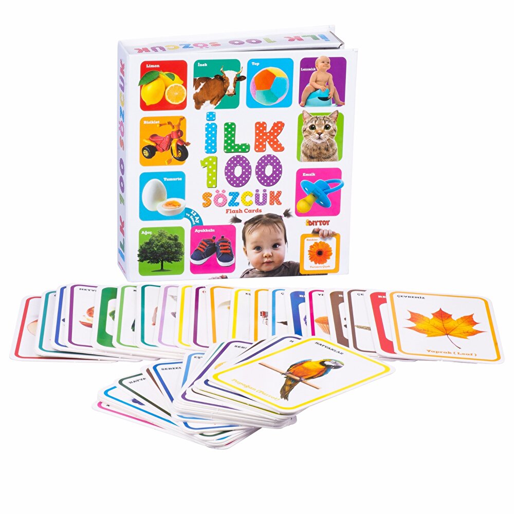 Dıy Toy İlk 100 Sözcük Flash Kart
