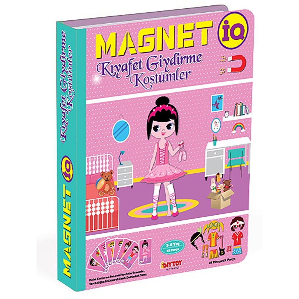 Dıy Toy Magnetik Kıyafet Giydirme Kostümler