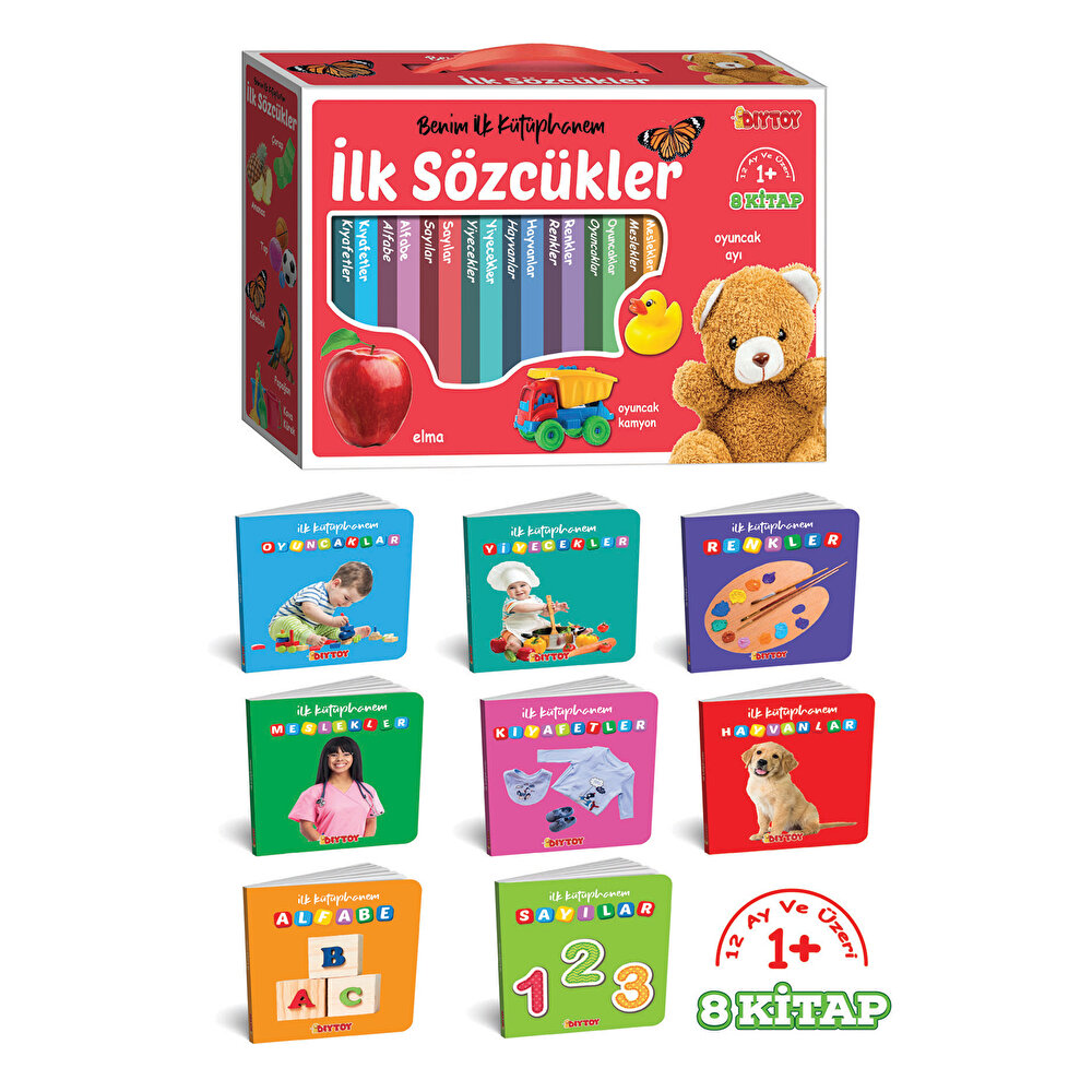 İlk Kütüphanem 8li Mini Bebek Kitap Seti