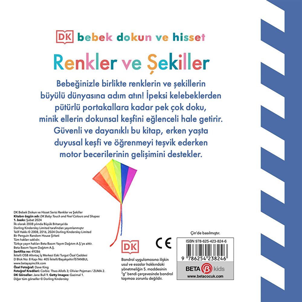 Dk Bebek Dokun Ve Hisset Serisi - Renkler Ve Şekiller