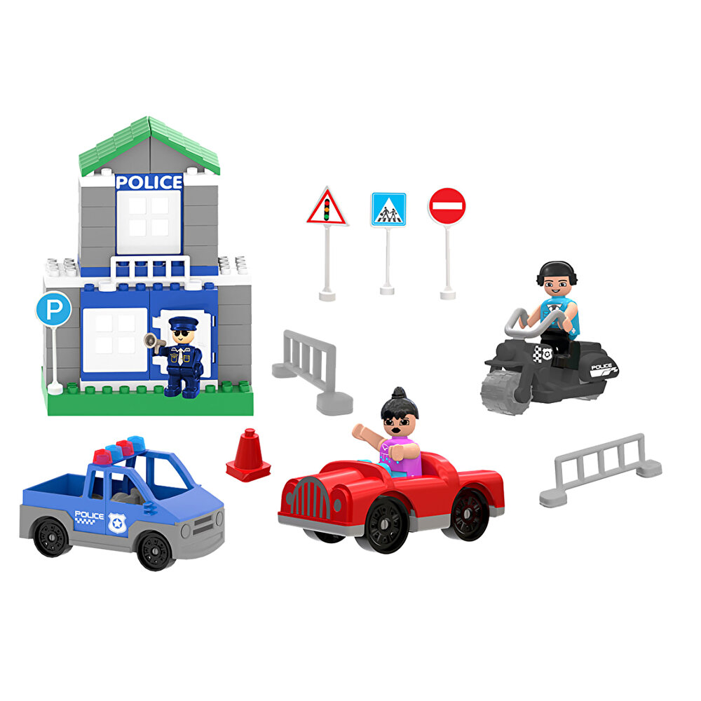 Double Blocks Trafik Kontrol Seti