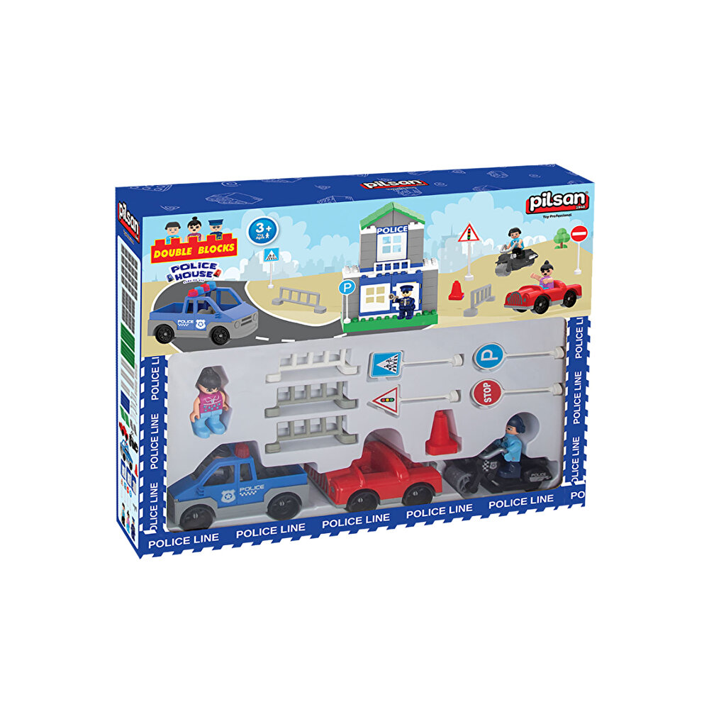 Double Blocks Trafik Kontrol Seti