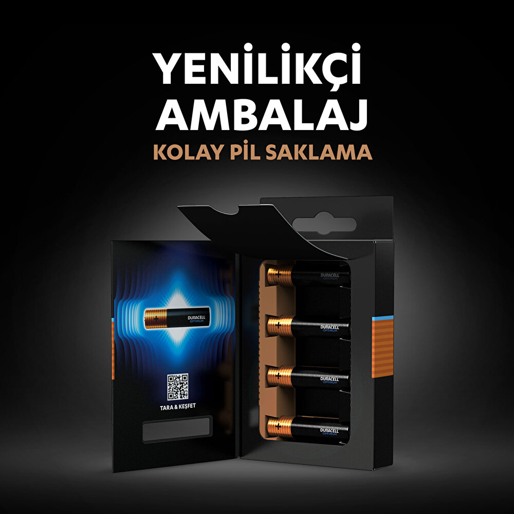 Optimum 4lü AAA İnce Kalem Pil