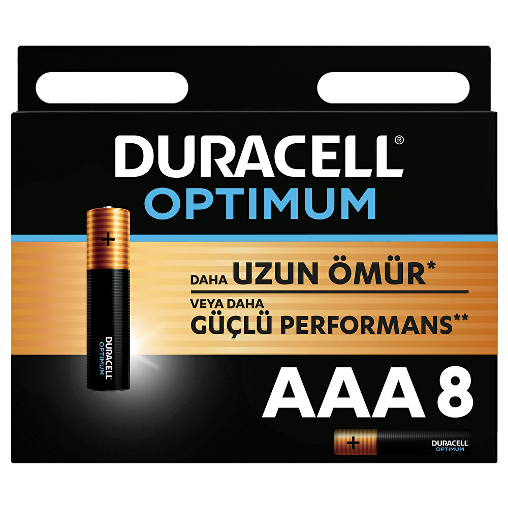 Optimum 8li AAA İnce Kalem Pil