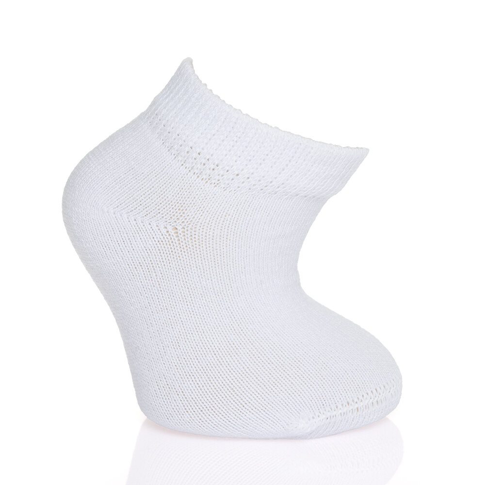 Düz Renkli Erkek 3'lü Bilek Çorap Erkek Bebek