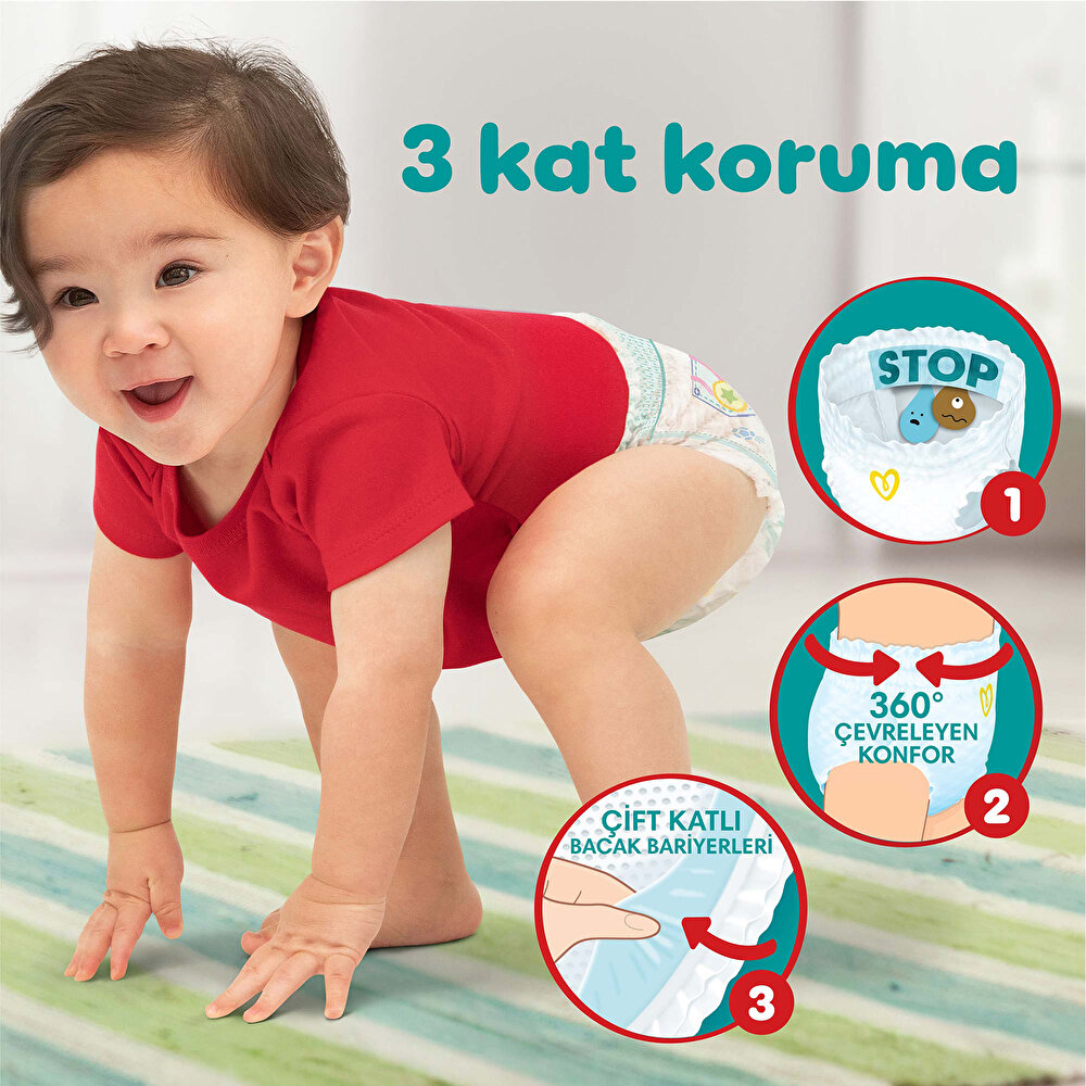 Külot Bebek Bezi Fırsat Paketi XL 6 Beden 15 kg+ 52 Adet