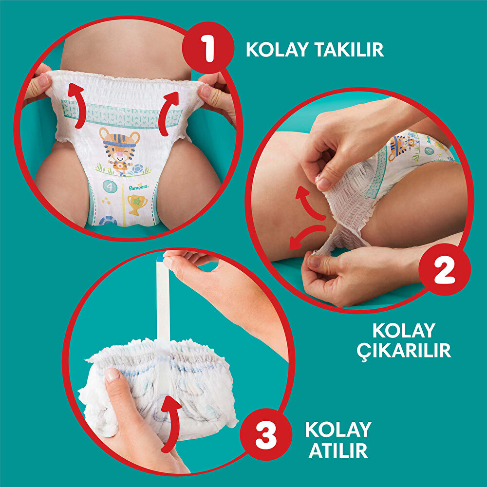 Külot Bebek Bezi Fırsat Paketi XL 6 Beden 15 kg+ 52 Adet