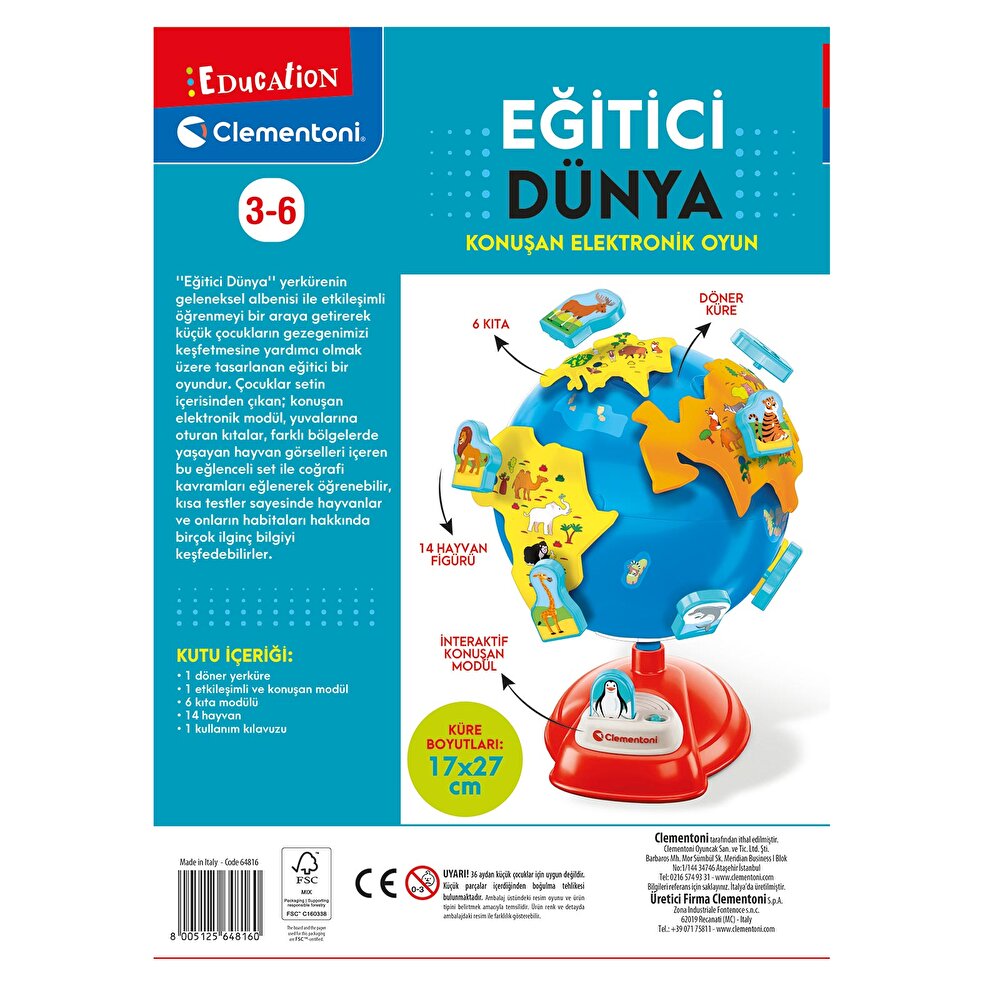Education Clementoni - Eğitici Dünya