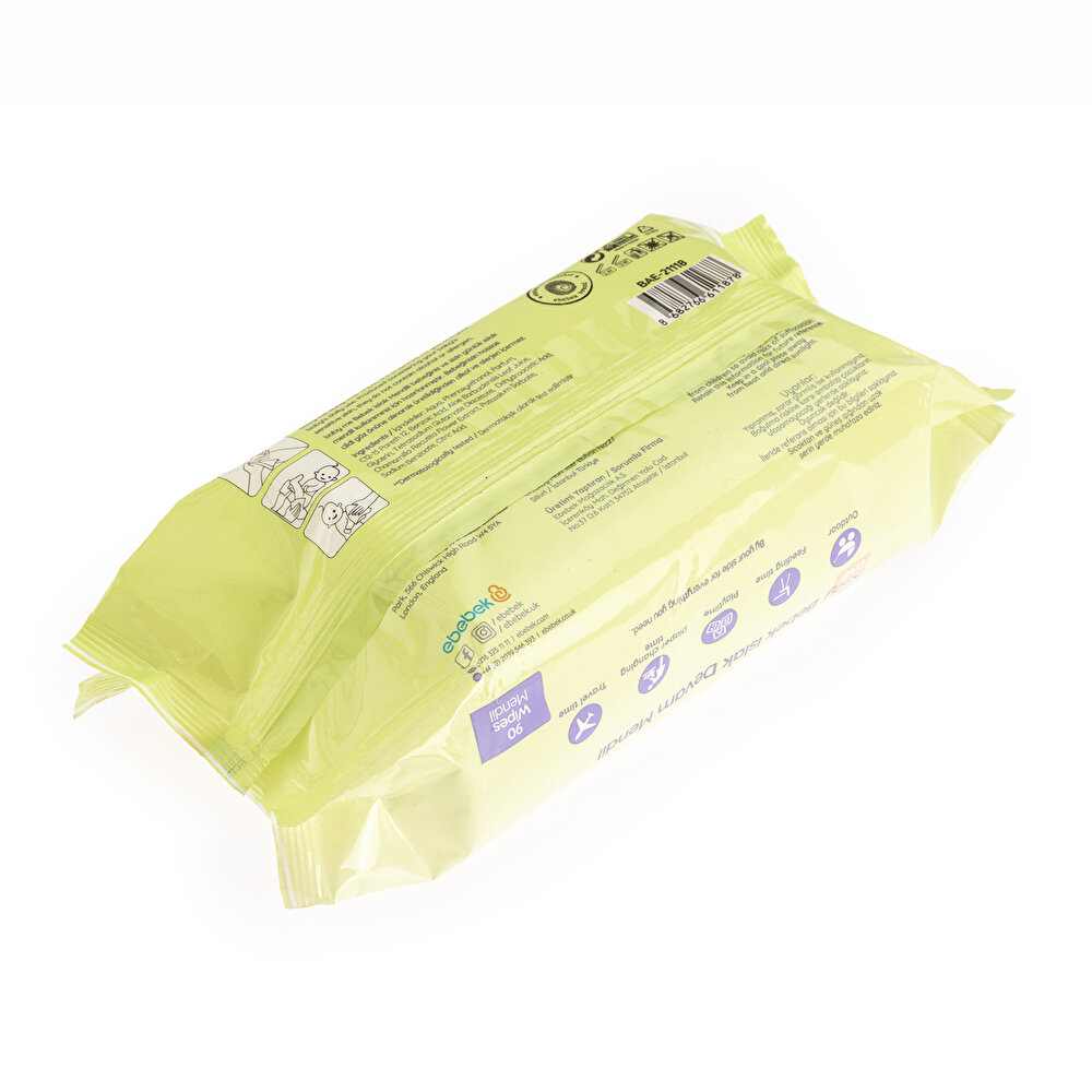 Elma Kokulu Islak Devam Mendili 12x90 Adet