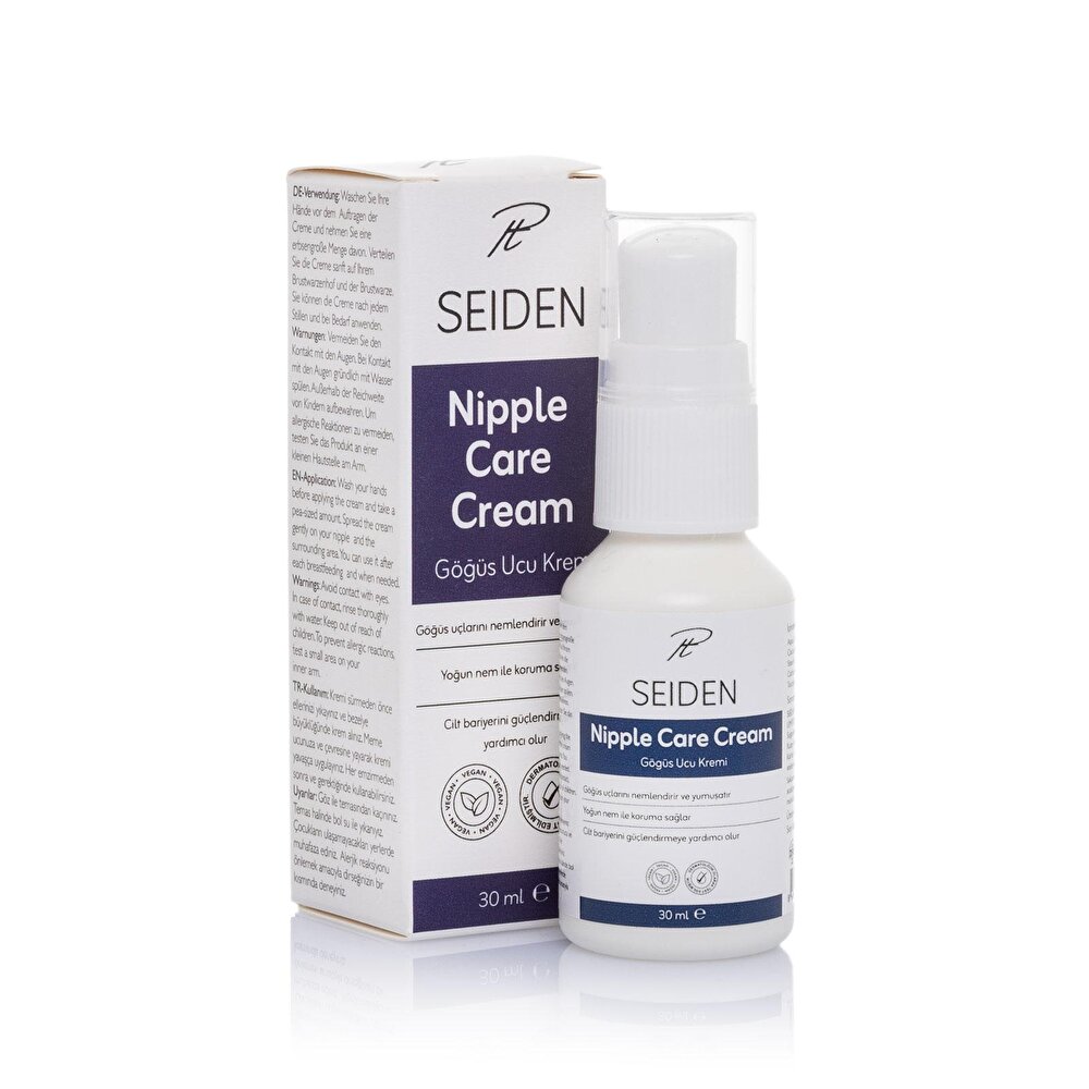 Göğüs Ucu Bakım Kremi Ve Göğüs Ucu Çatlak Kremi, Meme Ucu Bakım Kremi Vegan 30 ml