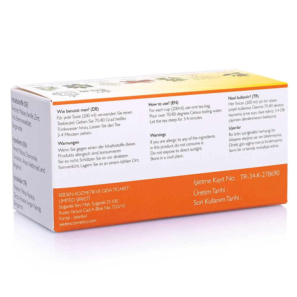 Anne Süt Arttırıcı Çayı | Sallama, Demleme 7 Farklı Doğal Içerikli Çay 20'li