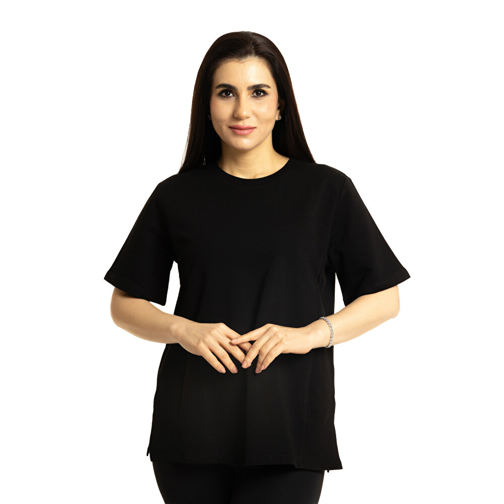Emzirme Özellikli Hamile Tshirt Anne Giyim