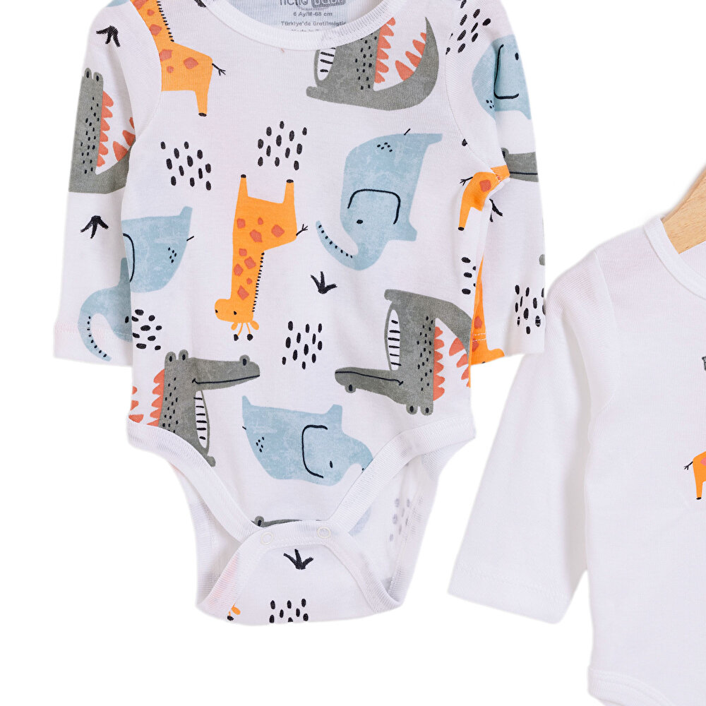Erkek 2li Uzun Kol Body Erkek Bebek