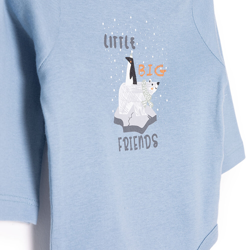 Erkek 2li Uzun Kol Body Erkek Bebek