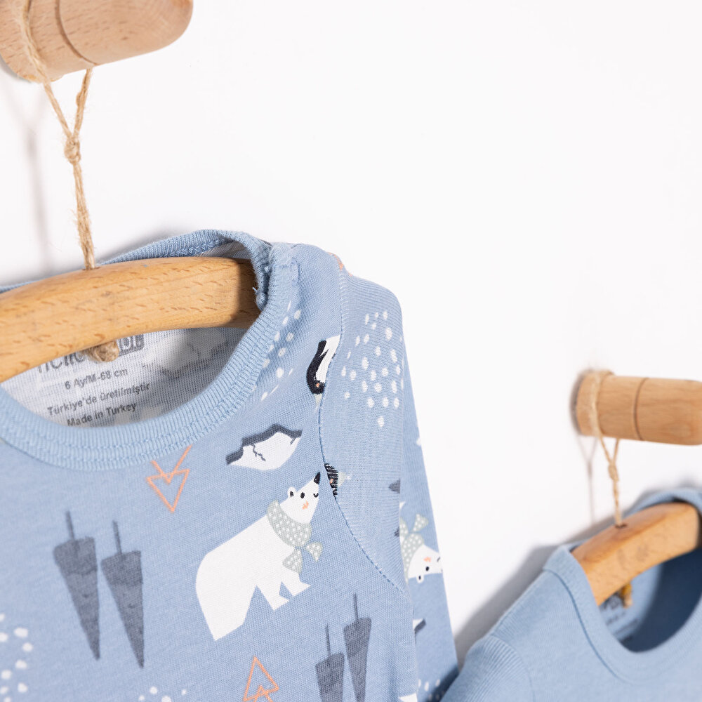 Erkek 2li Uzun Kol Body Erkek Bebek