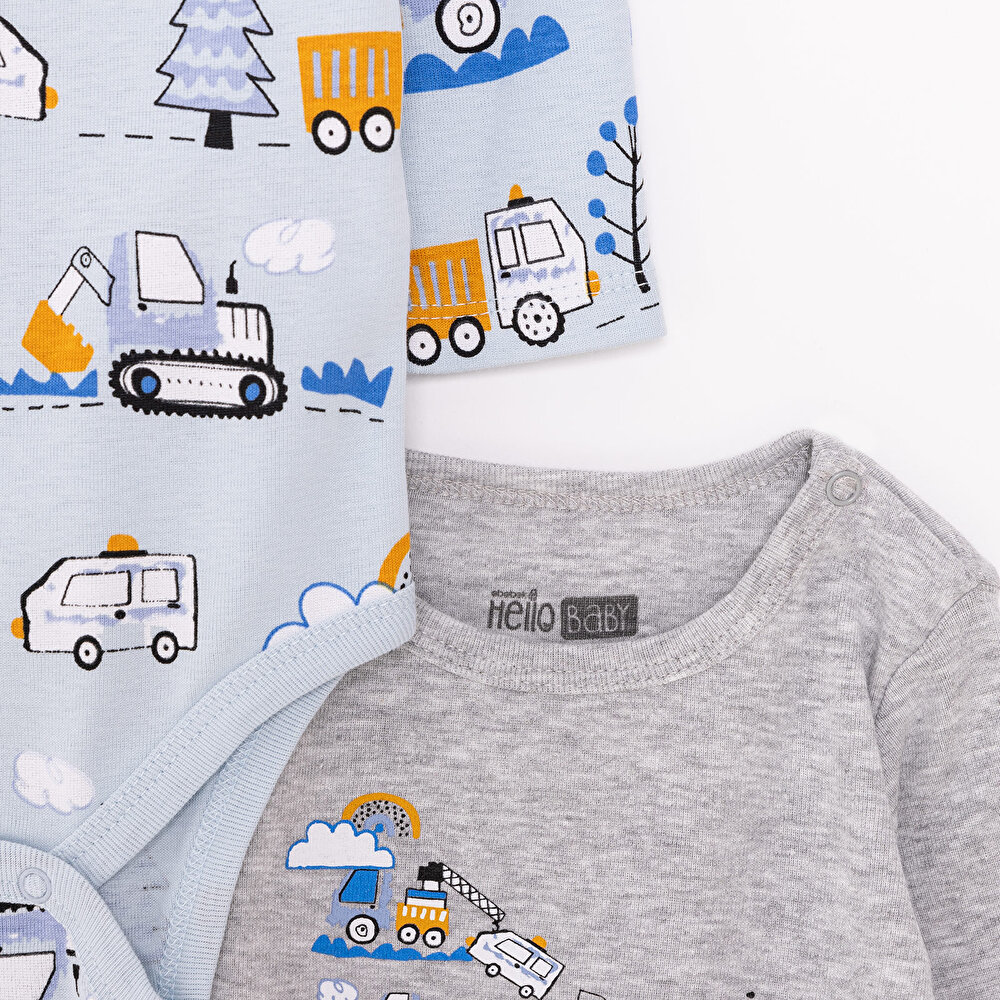 Erkek 2li Uzun Kol Body Erkek Bebek