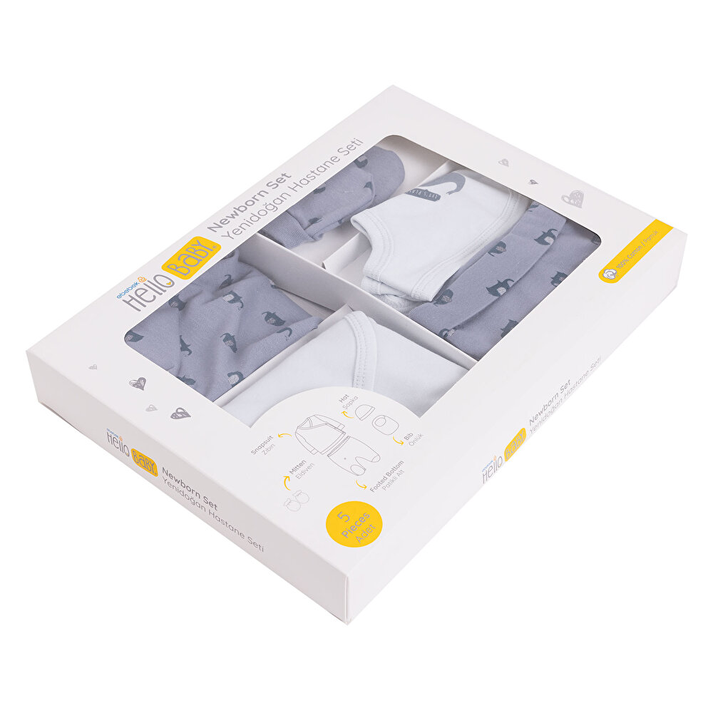 Erkek 5li Kutulu Hastane Çıkışı Erkek Bebek