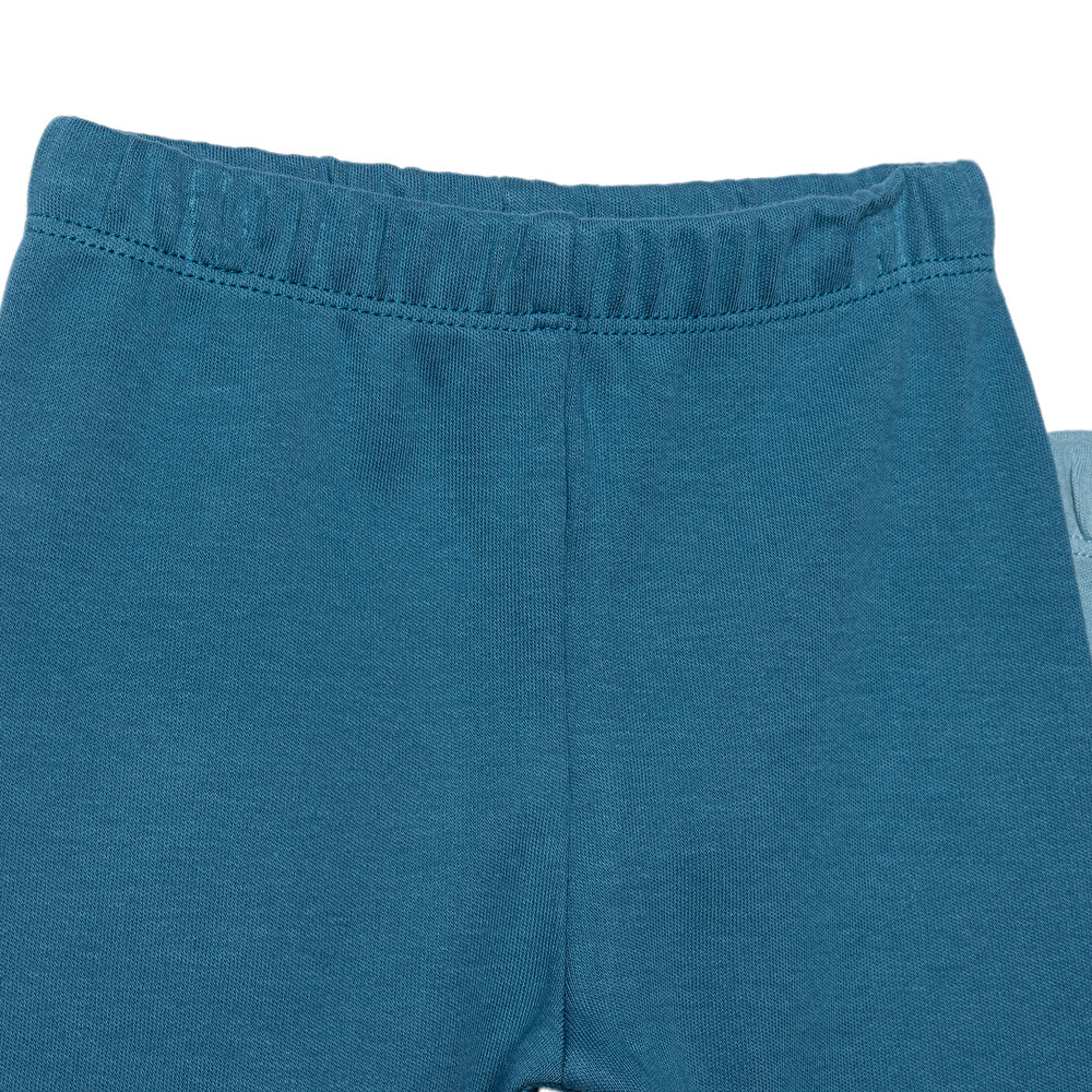 Erkek Bebek 2li Çoraplı Pantolon İnterlok