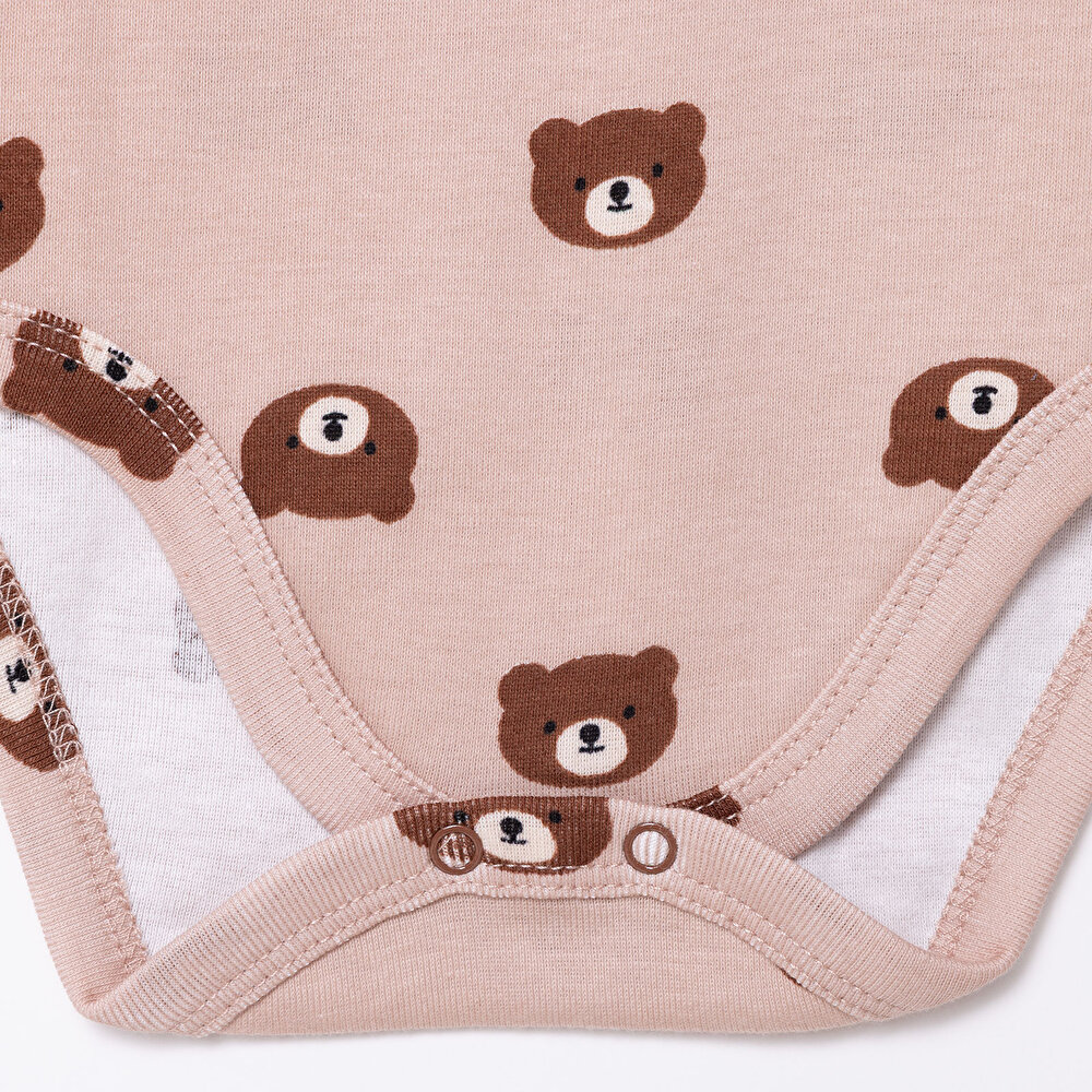 Erkek Bebek 2li Uzun Kol Body Çıtçıtlı Yaka