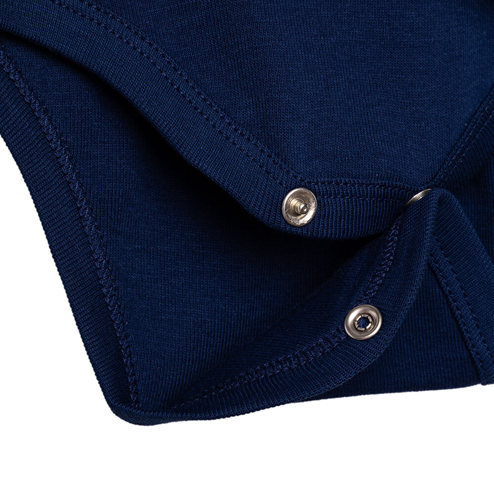 Erkek Bebek 2li Uzun Kol Body Ribana Çıtçıtlı Yaka Uzun Kol