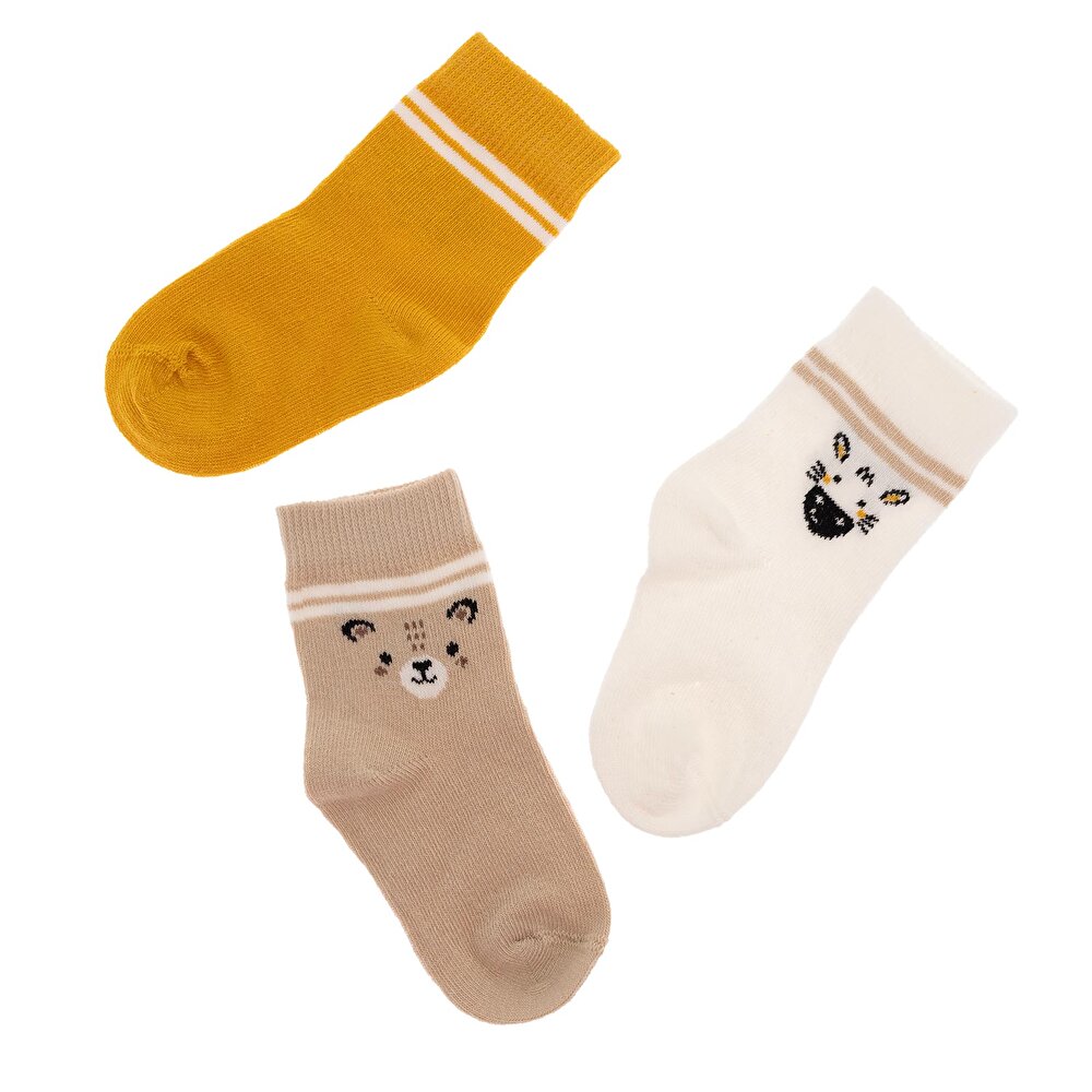 Erkek Bebek 3lü Soket Çorap