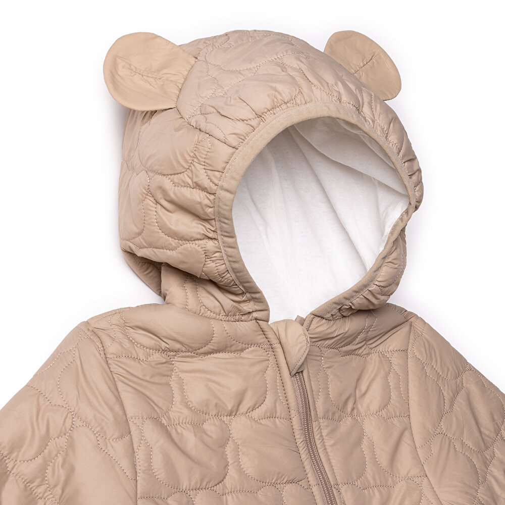 Erkek Bebek Astronot Tulum Fermuarlı Uzun Kol Patikli Paça